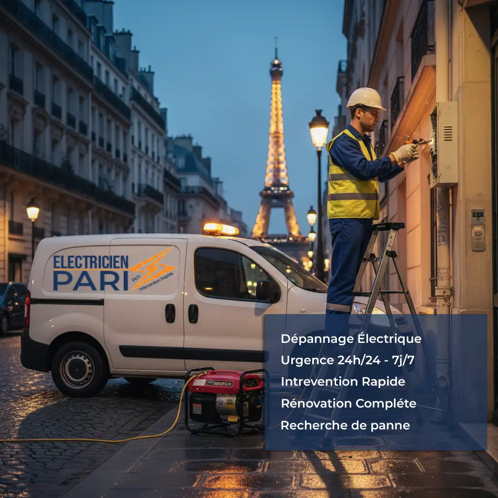 electricien paris-dépannage électricité- urgence - recherche panne